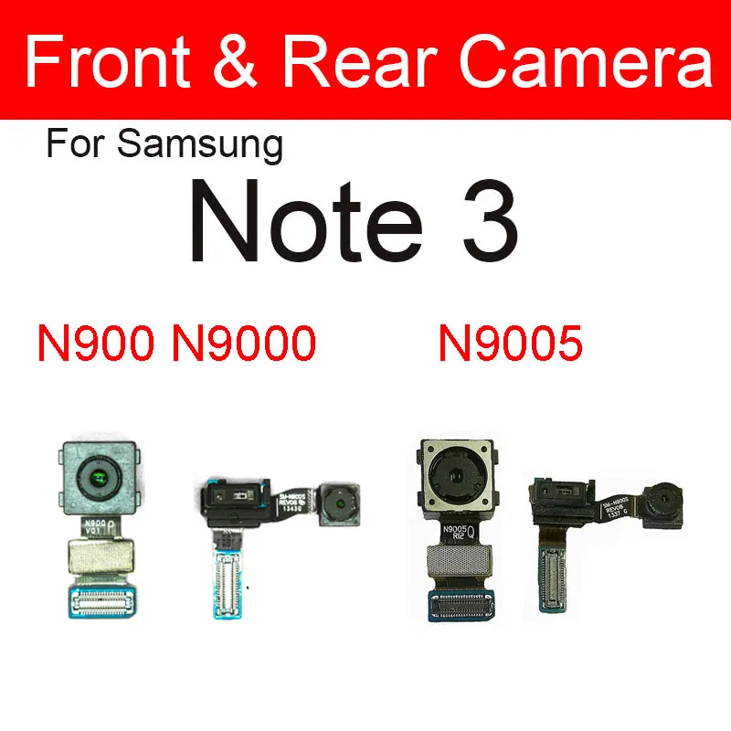 Front Rear Main Camera For Samsung Galaxy Note 3 Note 3 Lite Neo N900 N9005 N7506V N7505V N7508V N7502V Front Samll Back Camera