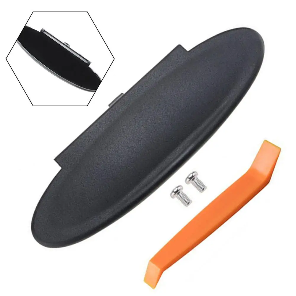 For Car Interior Black Car Sun Visor Cover Car Sticker Anti-corrosion High Universality Fitment No Deformation