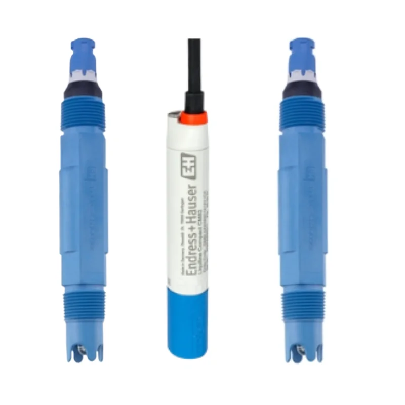 

Endress Hauser pH Electrode Memosens CPF81E for Wastewater, Metallurgy, and Mining with Liquiline Compact CM82 Transmitter