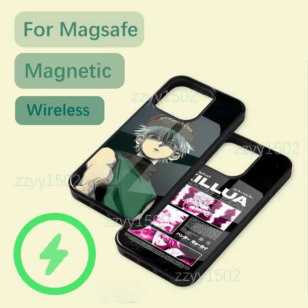 

Killua Hunter X Hunter Phone Case For iPhone 17,16,15,14,13,12,11,Pro,Max,Plus,Mini,SE4,E Magsafe Wireless Charging