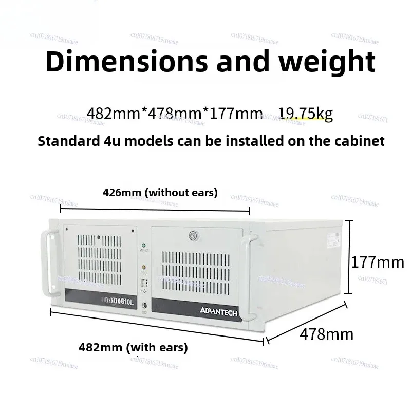 IPC-610L IPC-510 Original Industrial Computer Desktop 4U Rack-mounted Chassis