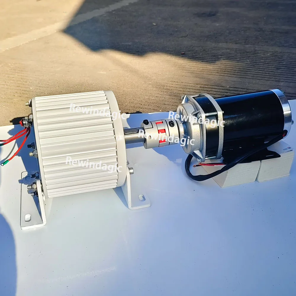 20KW Permanent Magnet Generator 220V 230V 380V Dynamo 20000W Alternator Quiet Generator With DC Driving Motor Complete Set