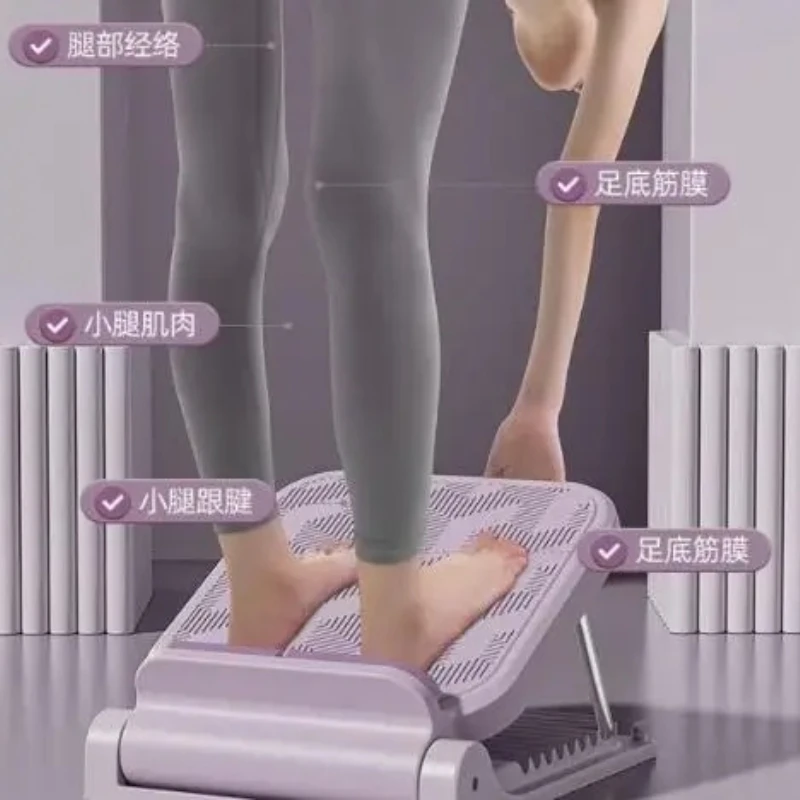 Adjustable Incline Stretching Board Yoga Leg Calf Trainer Portable Home Fitness Gear Slim Leg Shaping Muscle Relax Body Building