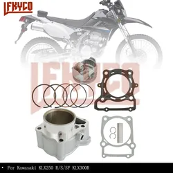 78mm Big Bore Motorcycle Engine Parts Cylinder Kit for Kawasaki KLX 250 KLX250 R/S/SF KLX300R 300CC Motorbike Piston Gaskets Set
