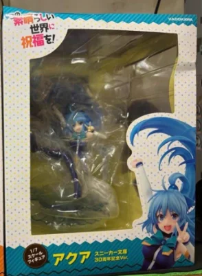 【SF】Em estoque original KADOKAWA KDcolle Bênçãos para um mundo bonito Aqua Figuras em escala 1/7 Modelo Coleção Animação