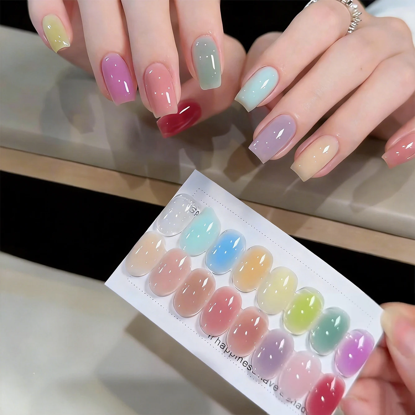 MIANEL 2026 New "Icy Milk Jelly" Macaron Series: Solid-color, translucent, skin-brightening, soothing, and soft gel polish.