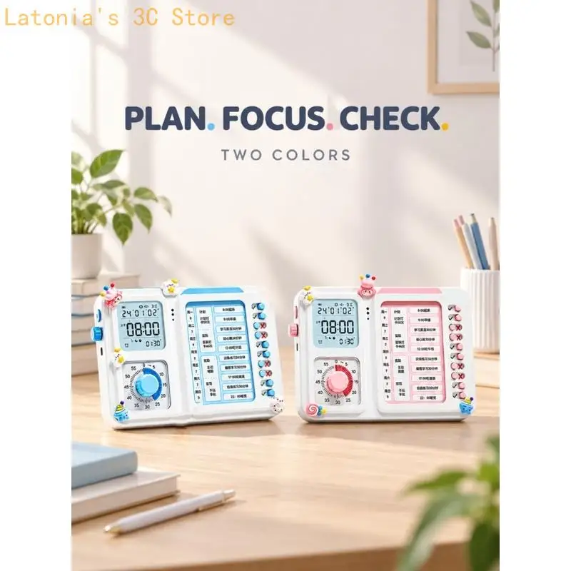 Student Routine Planner with Monday-Sunday Schedule and Timer X3UB