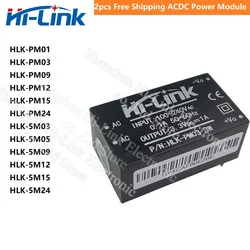 2 stks Gratis Verzending HLK-PM01 HLK-PM03 220 V naar 5 V/3.3 V/12 V/15 V/24 V PM03 mini intelligente huishoudelijke schakelaar ac dc power module