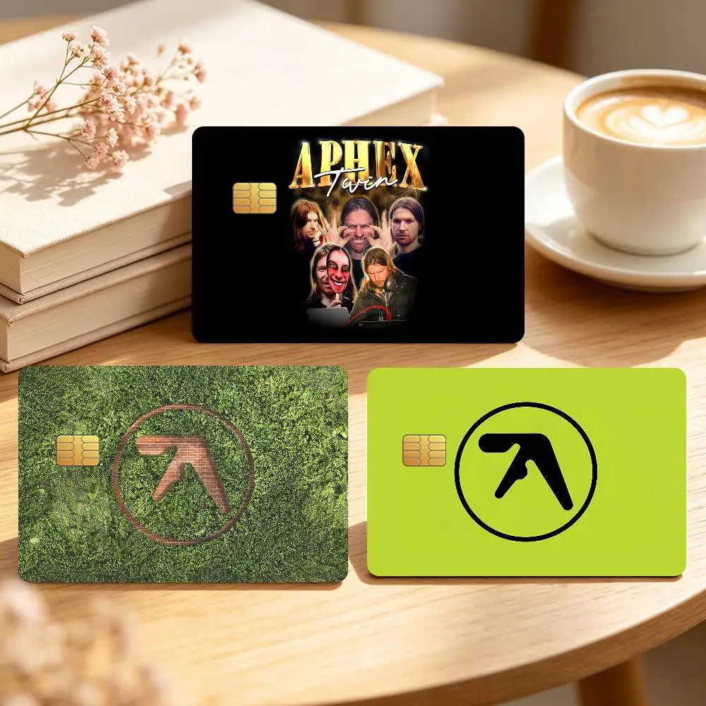 Band DJ  A-Aphex T-Twin Music Credit Card Sticker Waterproof Anti-Scratch 4PCS Bank Debit Traffic Cover Decoration
