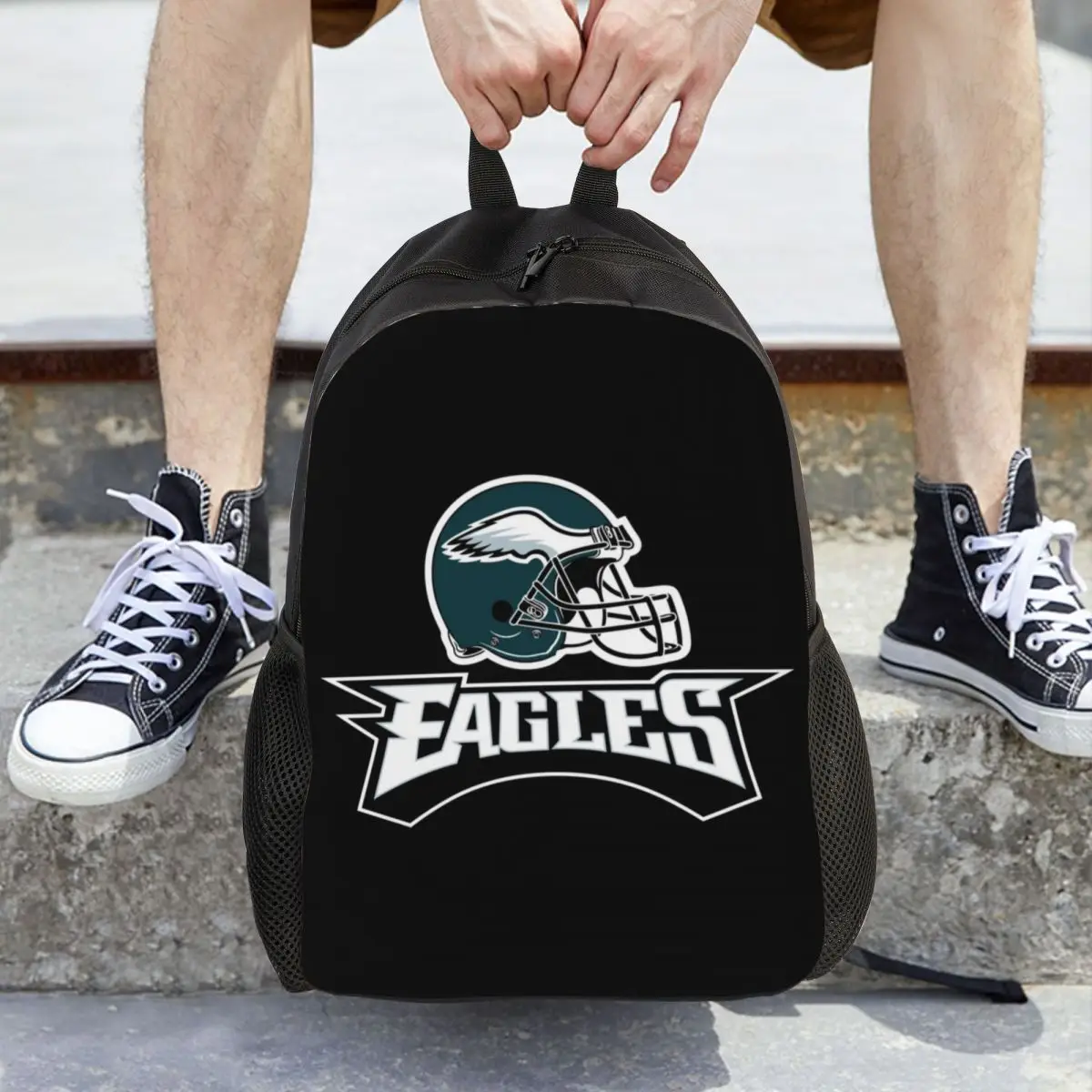 

Popular,Eagles-Philadelphia Backpack Daypack Large Capacity Boys Girls BookBag School Bag Shoulder Bags for Men Women