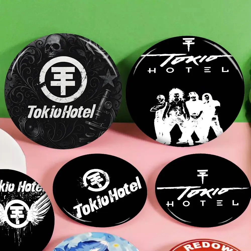 

Tokio Hotel Rock Band Album Cover 58mm Animals Funny Brooches Badge Backpack Clothes Gift Accessory