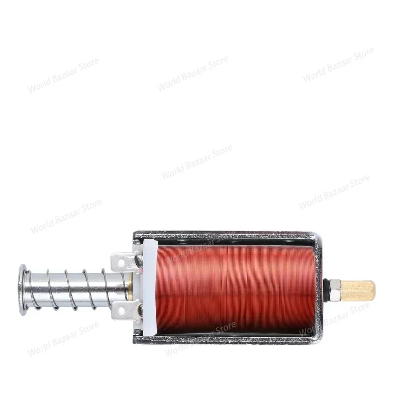 

Long-stroke push-pull type electromagnet,Strong suction,adjustable,self-resetting of the switch,Push rod extension & retraction