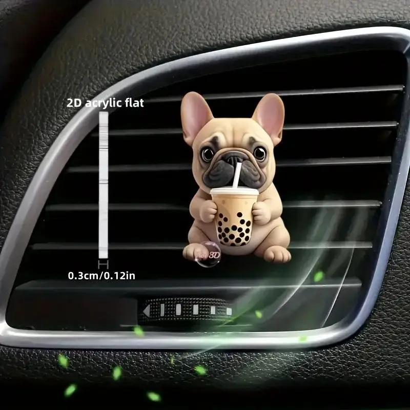 2D Diffuser Vent Outlet Perfume Clips for Aromatherapy, Air Freshener and Car Interior Decoration