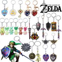 Zeldas Tears of The Kingdom Link Hero Master Sword Keychains The Legend of Zeldas Series Metal Cosplay Props Keyring Fans Gift