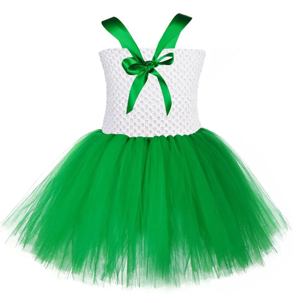 St Patrick Day Skirt Girls Party Tutu Costume Stylish Tulle Elastic Waist Comfortable Wear Birthday Festival