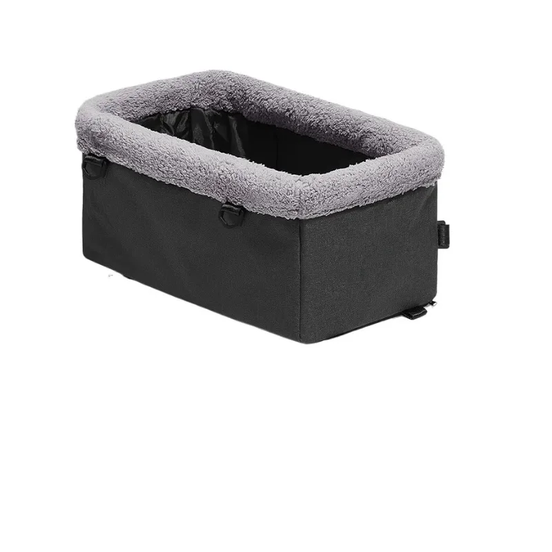 

Center console with metal frame, pet car seat with double protective seat belt /.!