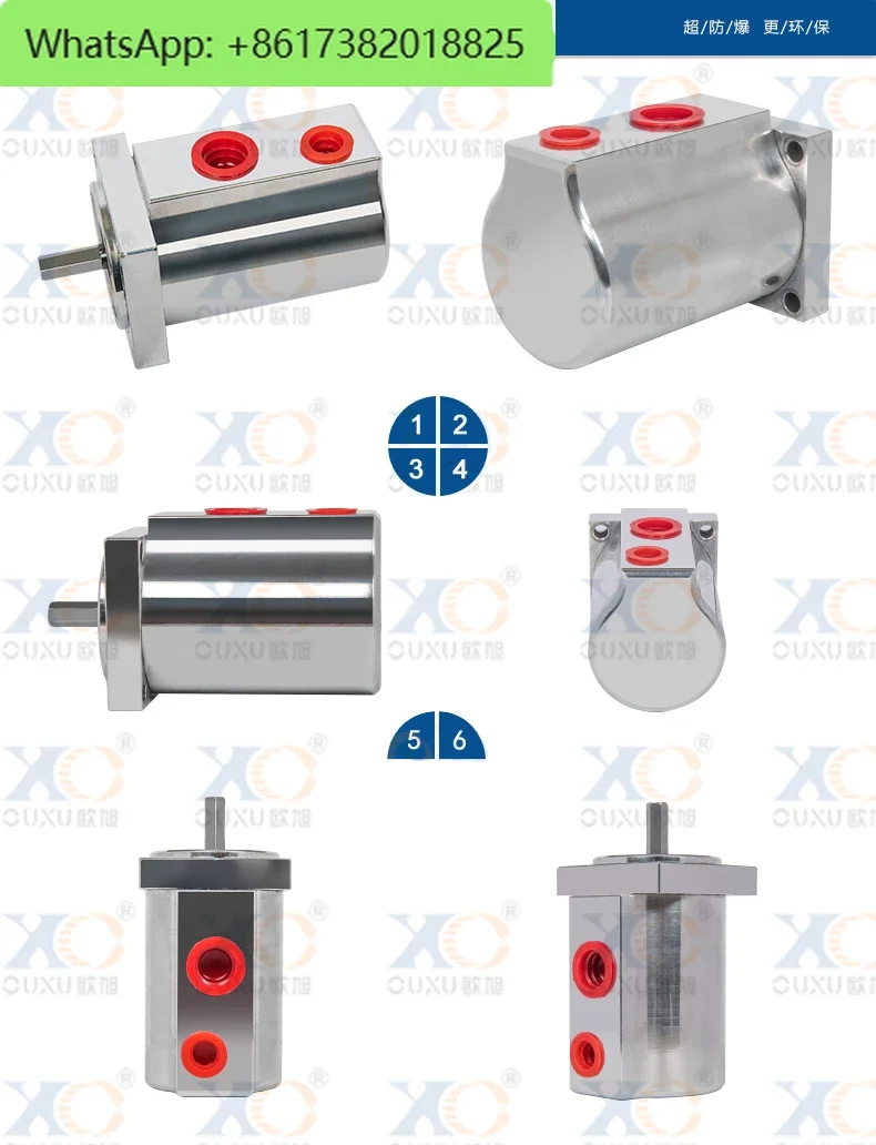 Motore pneumatico per presse per mattoni QM58