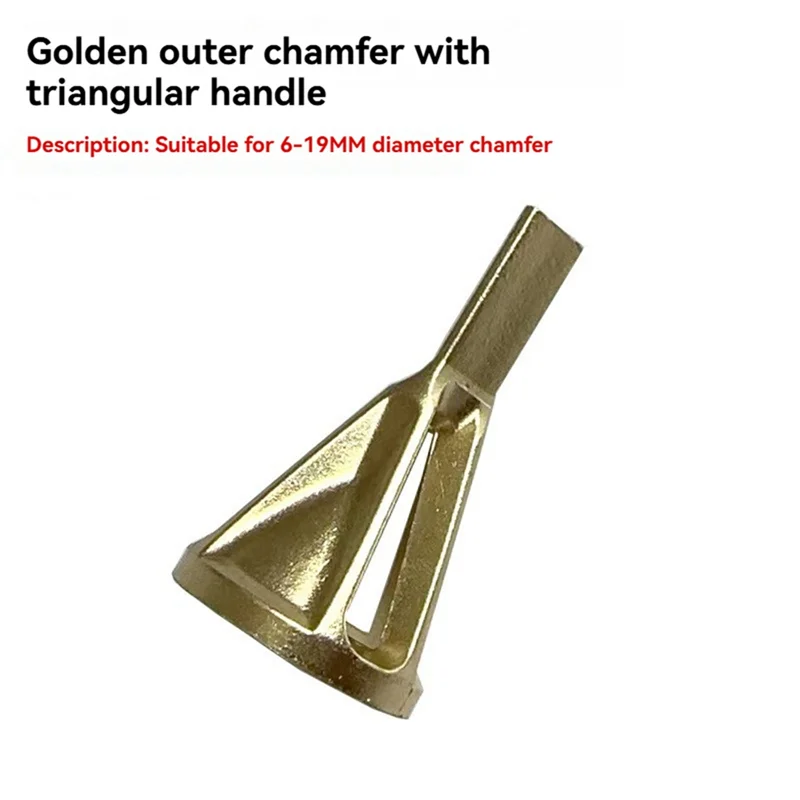 

A96I-3Pc Triangular Handle Length Of 18Mm Except For Burr Screw Polishing Drill Chamfering Tool Suitable Diameter Of 6-19Mm