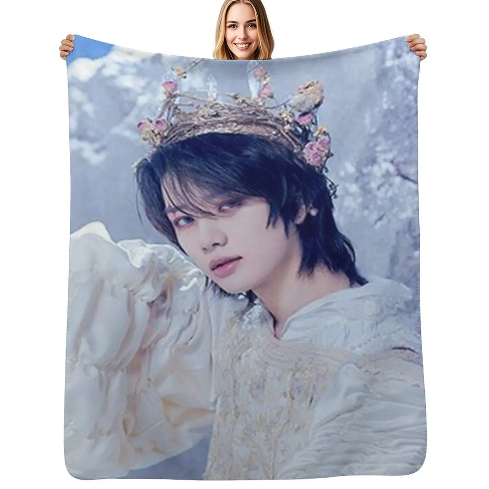 

New TXT - LOSER = LOVER - BEOMGYU Throw Blanket Bed funny gift Warm Bed Fashionable Blanket