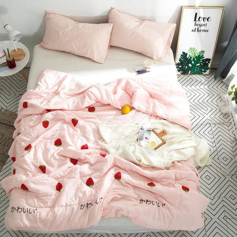 Single Machine Washable Quilt Cover, Air Conditioning, Cool, Child, Student, Cartoon, Summer, 110X 150cm, Wholesale, FG201