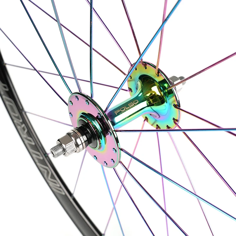 Intro7 WS008 Wheelset 700C Fixed Gear Front and Rear Wheel Sets Aluminum Alloy Single Speed Track Cycling Parts