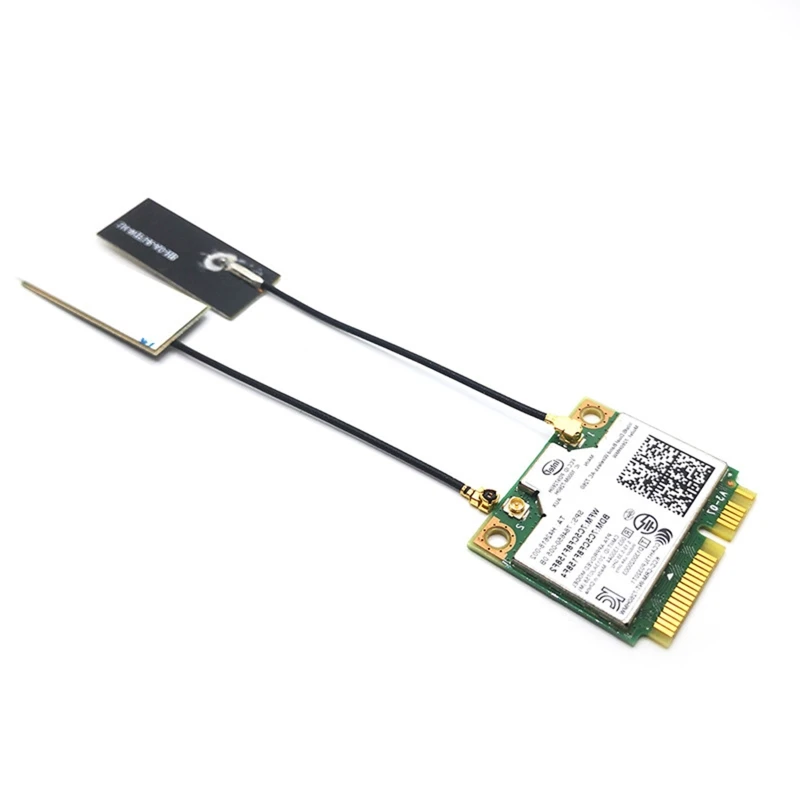 2pcs Mini PCIE Wifi Internal Antenna Laptop Wifi BT Film Antenna For 2pcs U.FL IPEX MHF4 to Network Card Tablet Adapter Antenna