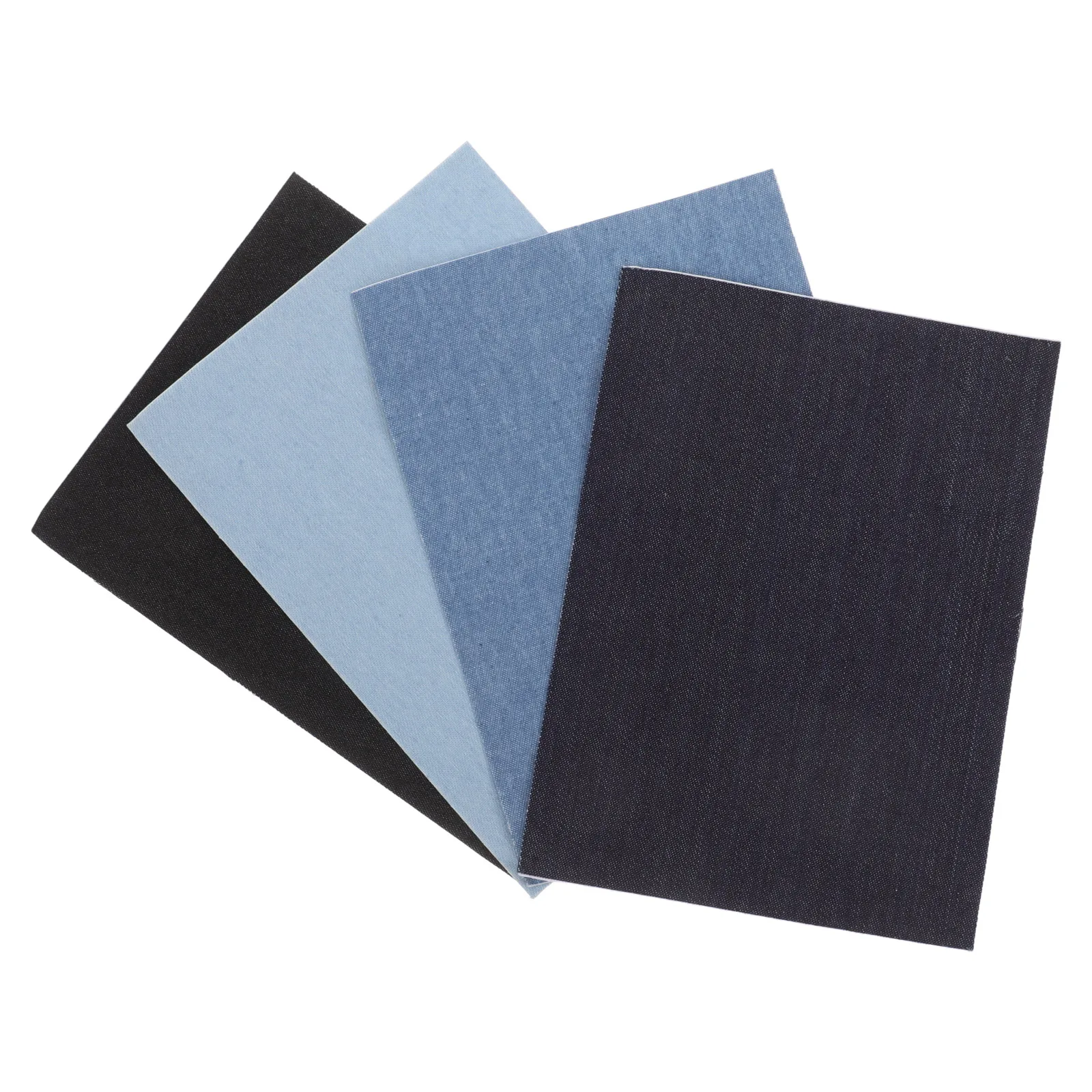 

4 Pcs Jeans Patch Denim Repair Kit Patches Self Adhesive Clothing Hole Repairing Banner for down Jacket Repairs