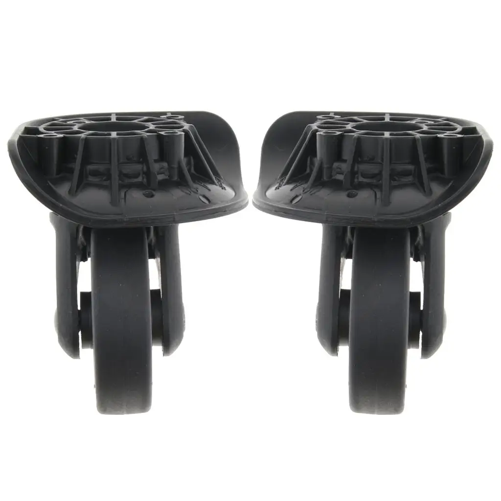 Pair of Mute Spare Luggage Suitcase Wheels 360 Degree Swivel A90