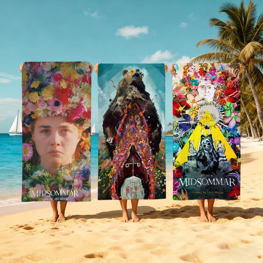 Movie M-Midsommar-r show Towel Beach Quick Dry Soft Pool Towels Gift for Travel Gym Shower Camping sports