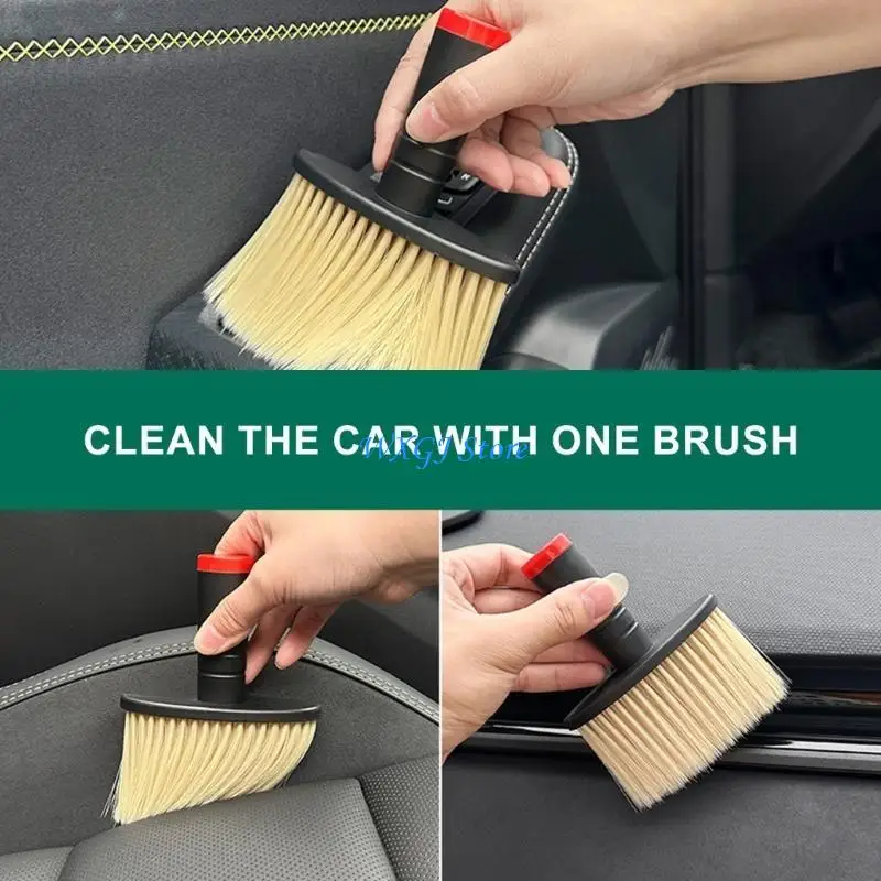 

37JE Auto Detailing Dust Brushes Car Dust Sweeping Tools for Air Outlet Dashboard