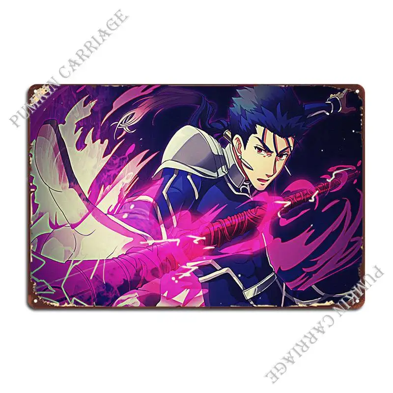 

Fate Stay Night Metal Signs Pub Printed Wall Cave Wall Custom Home Tin Sign Poster