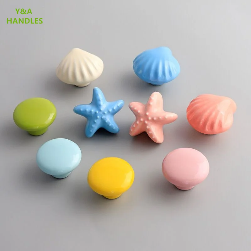 

Handles Drawer Cabinet Furniture Kitchen Handles for Cabinet Knob Door Drawer Furniture Kitchen Knob Ceramics Multicolored