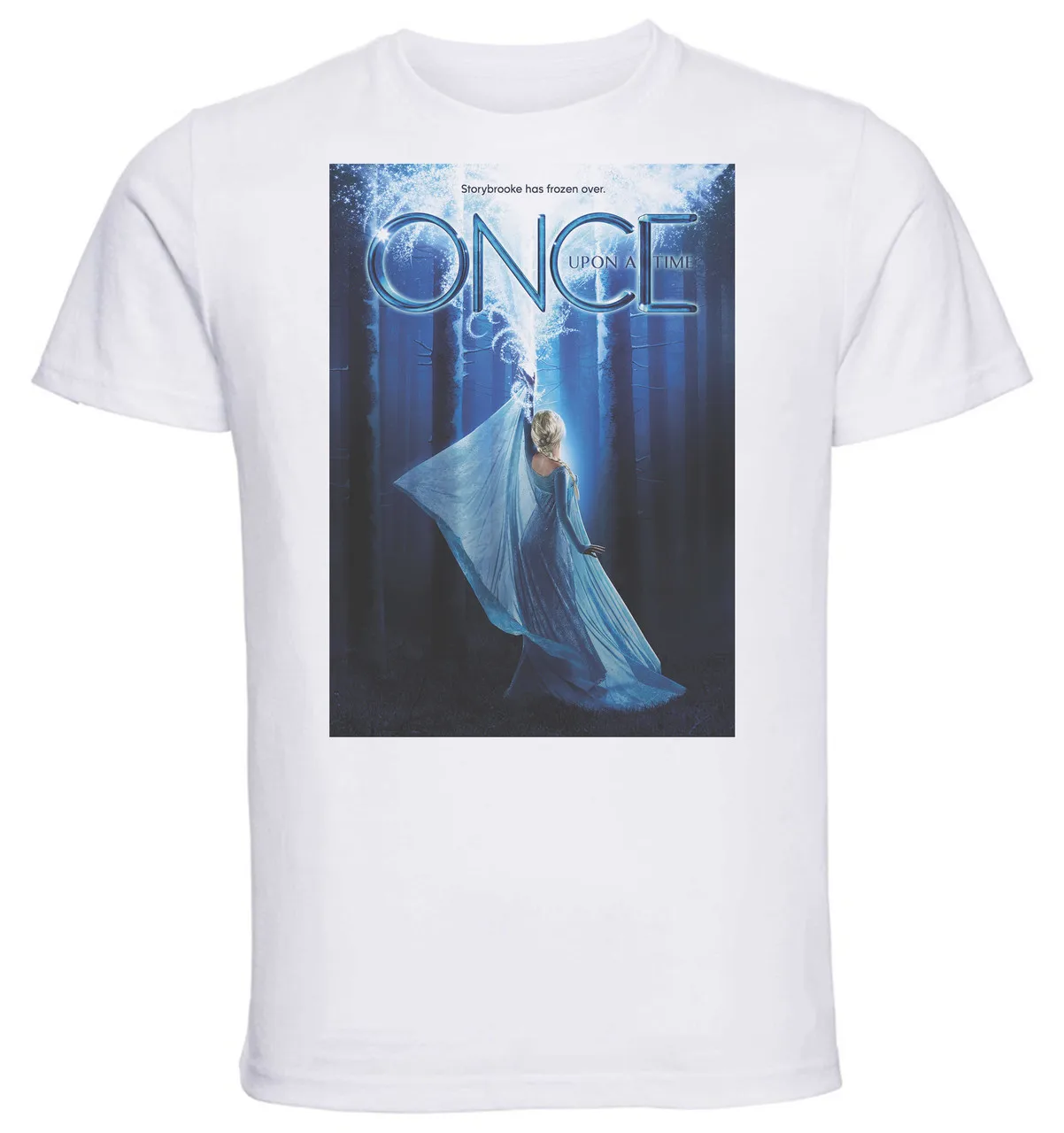 T-Shirt Unisex White SA0053 Playbill TV Series Once Upon a Time Variant 02