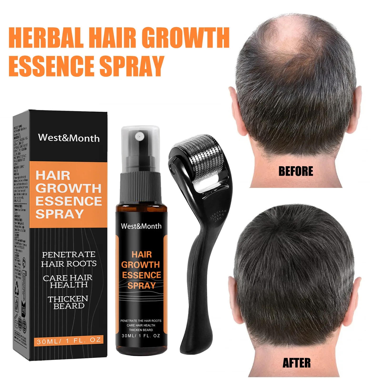 

Спрей многоцветковый для роста волос, 30 мл