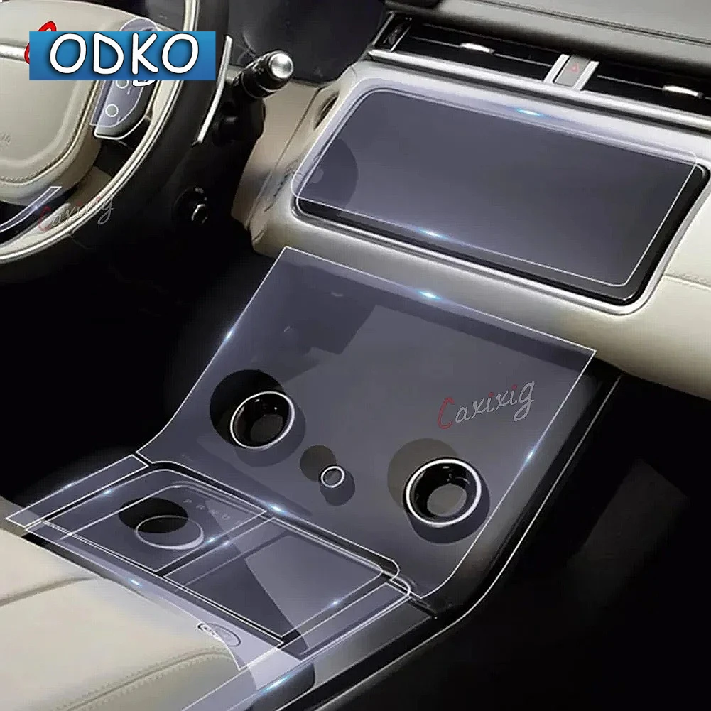 For Land Rover Range Rover Velar L560 2017 2018 2019 2020 Car Center Console Gear Full Set Interior Mouldings TPU Protector Film