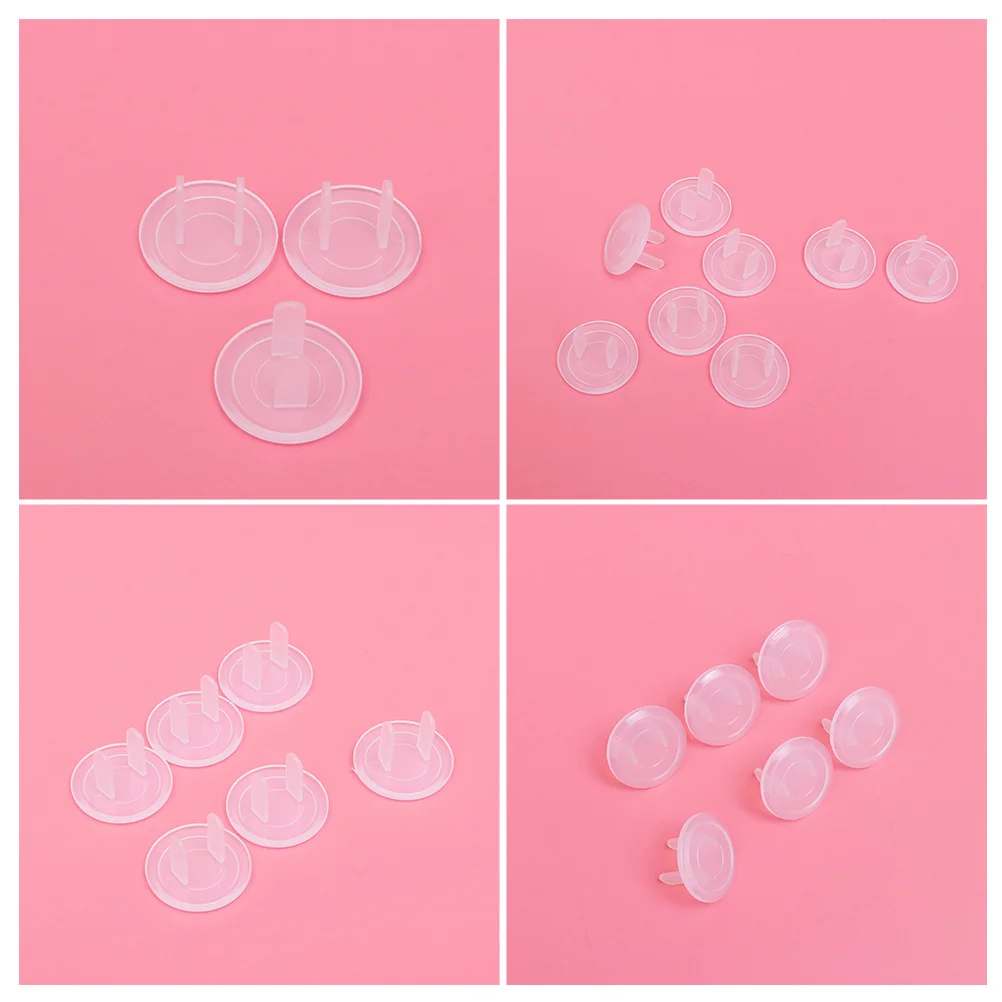 20 قطعة من أغطية المقبس الشفافة، أغطية حماية سلامة مخرج الطاقة المقاومة للأطفال للاستخدام المنزلي، غطاء مخرج الطاقة #2