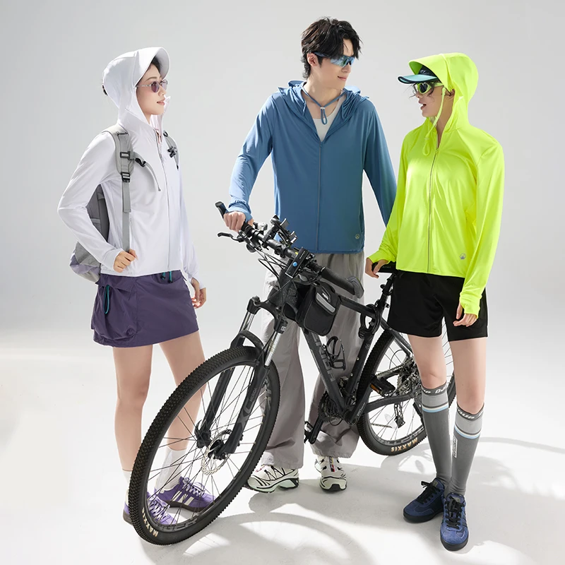 Outdoor Ice Silk UPF50+ UV Protection Jacket Women Breathable Cycling Clothing Men's Women's Summer New Anti-Uv Fishing Jackets