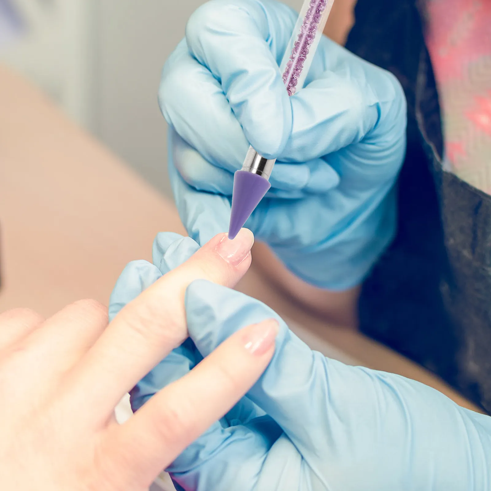 

Dotting For Nail Art Dual Ended Rhinestone Picker Tool Acrylic Manicure Nail Art Supplies Gems Picking Pen