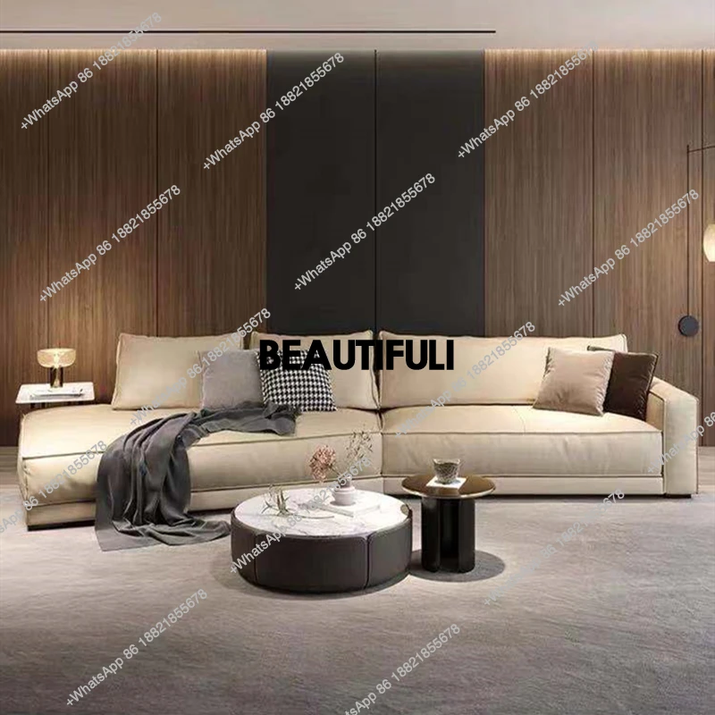 Large Filler Beige Sofas Wood Design Reclining Designer Luxury Couch Lounges Modular Nordic Sofa Perezoso Unique Furniture