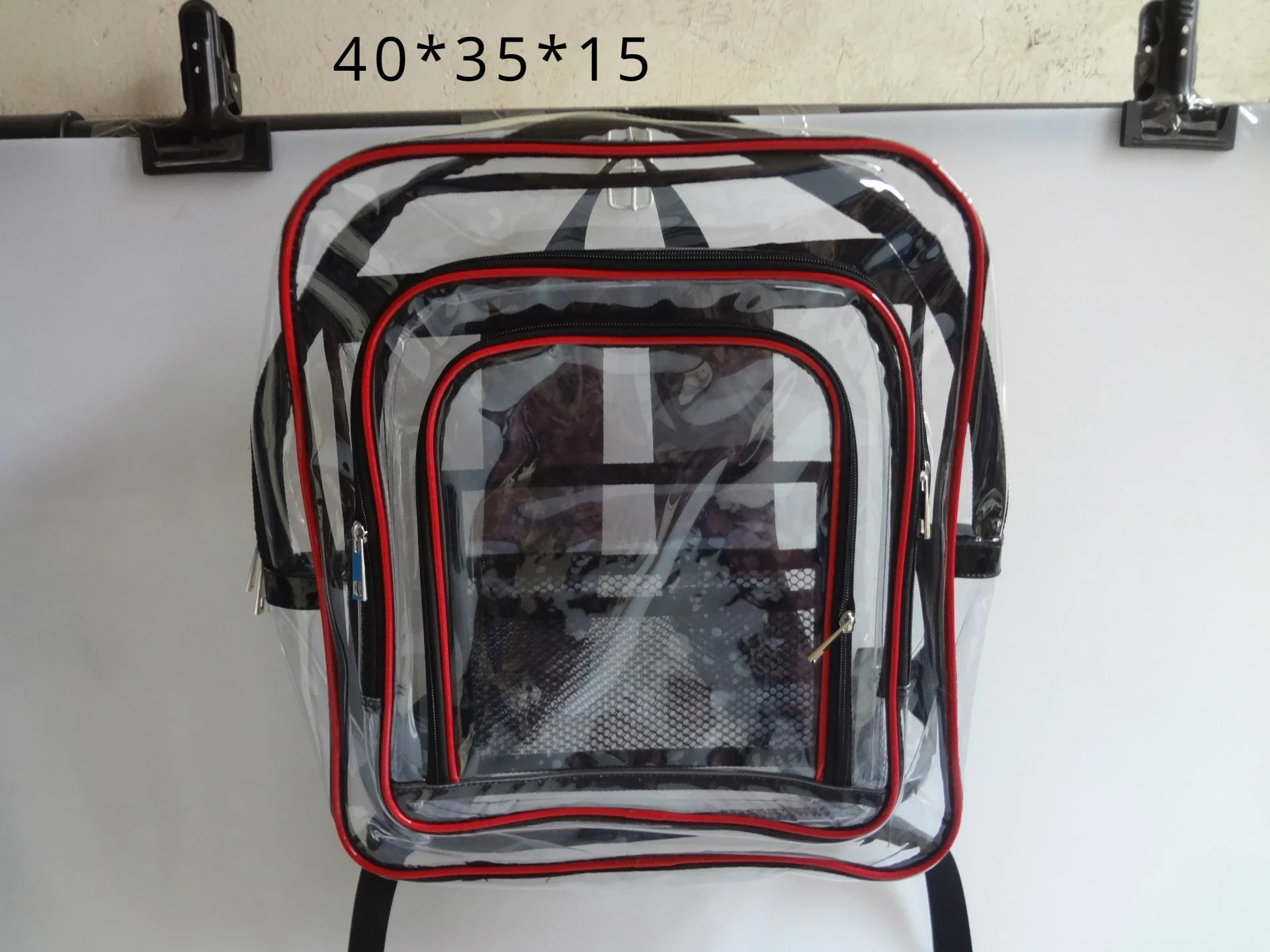 Durable40 * 35 * 15 European Standard Environmentally Friendly Conductive Spot Anti-static Dust-free Transparent Backpack