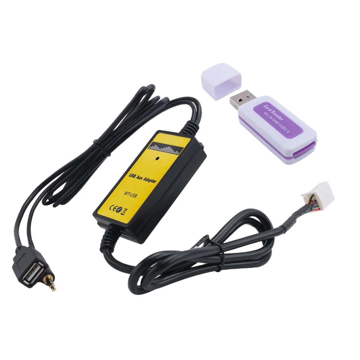 6 + 6PIN Car Radio Digital USB MP3 Interface CD Changer Adapter