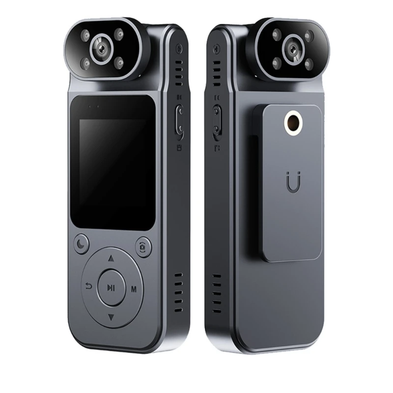 L19 1080P Body Camera with Mount and 180°rotation Lens for Private Investigator and Delivery Workers