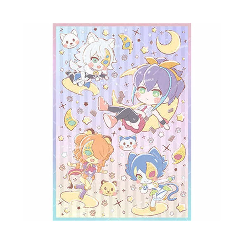 

50 шт./компл. 63X90 мм своими руками Yu-Gi-Oh! Lunalight Panther Dancer Card Sleeve Color Flash Ygo Защитный чехол для карты Аниме Подарочные игрушки