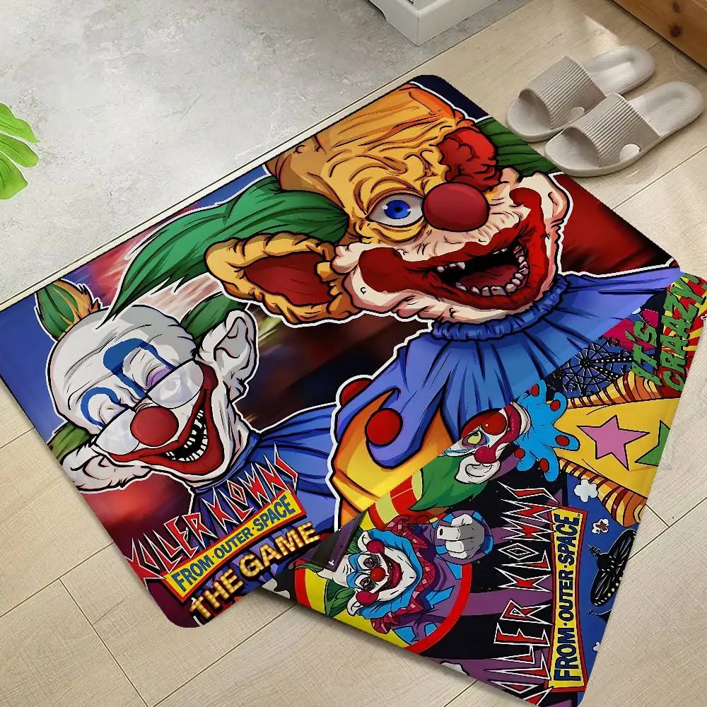

Коврик для ванной комнаты в стиле аниме «Убийственные клоуны из космоса», мягкий напольный коврик для спальни, коврик для прачечной, противоскользящий придверный коврик-приветствие