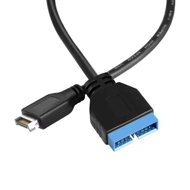 

High-Speed USB 3.1 Gen 2 Type-E to USB 3.0 19/20-Pin Motherboard Extension Cable for ASUS PC Front Panel