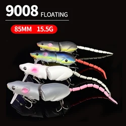 15g 85mm Mouse Lure Artificial Rat Bait Vivid Plastic Mice Swimbait Long Casting Pesca Wobbler Pike Crankbaits Fishing Equipment