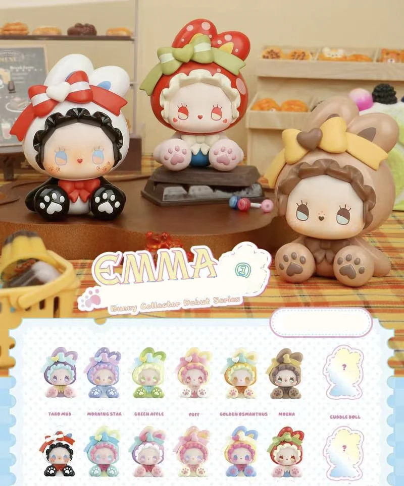 

EMMA Rabbit collector Series Blind Box Cute Emma Action Figure Mystery Box Surprise Bag Desk Decor Ornament Gift Toys