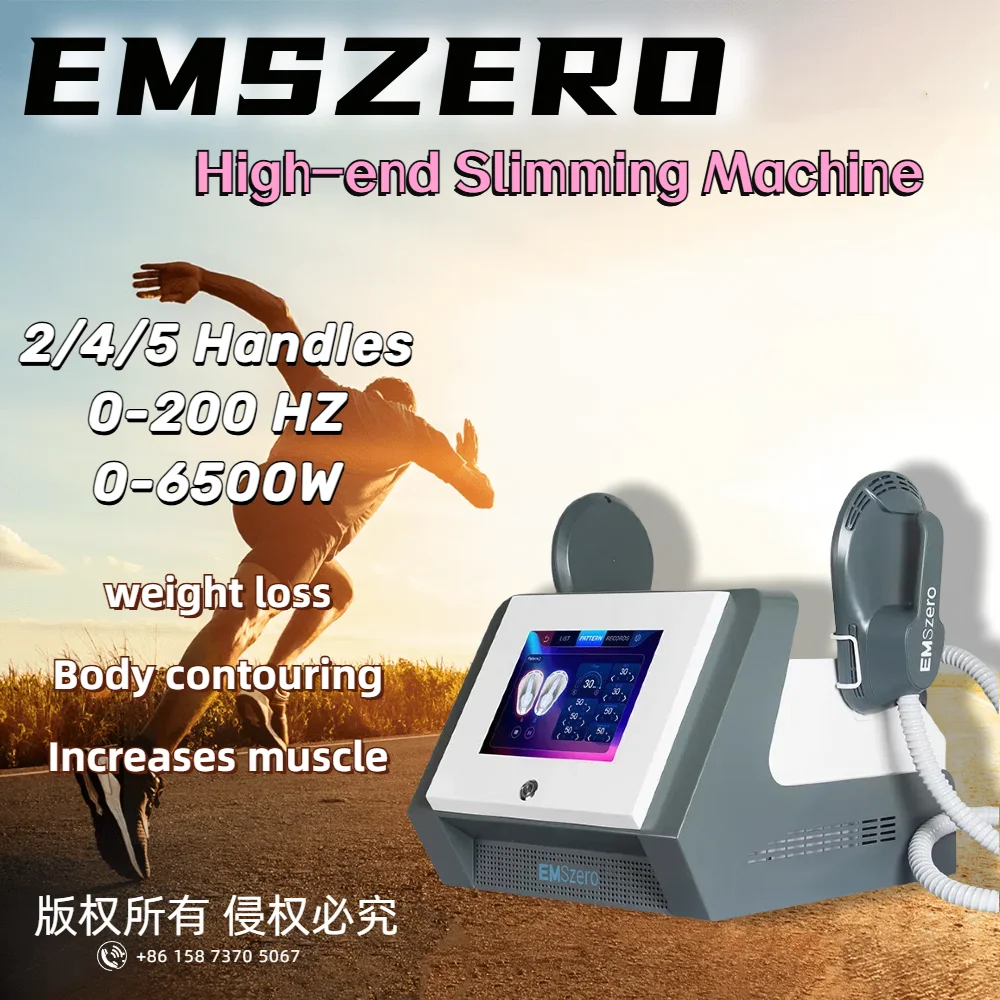 

Newest DLS-EMSlim RF Power 6500W Weight Loss Muscle Stimulating Fat Removal Body Sculpt Machine Portable EMSzero