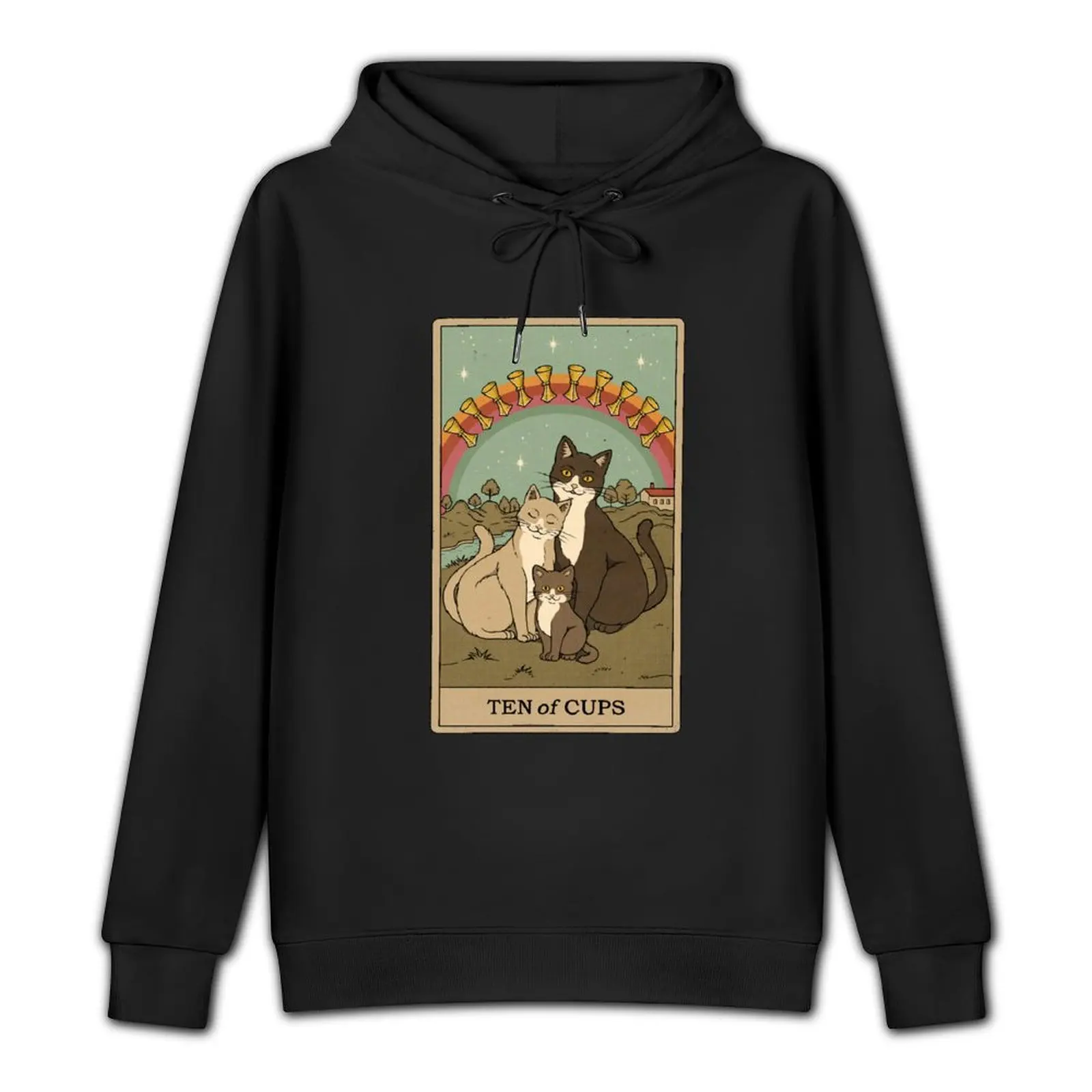 Ten of Cups Pullover Hoodie hooded shirt clothes for men tracksuit men