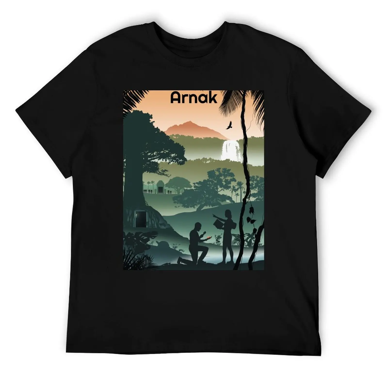 

Футболка с принтом Lost Ruins of Arnak, футболки для мужчин, забавная мужская футболка с рисунком, дизайнерская футболка